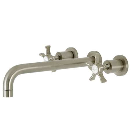 Kingston Brass KS8058NX Wall Mount Tub Faucet, Brushed Nickel KS8058NX